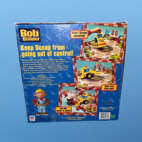 2001 Bob The Builder Motorized Scoops Construction Site Game Hasbro COMPLETE - Picture 7 of 7